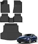 Auxko Tapis de sol tout temps convient pour Subaru Forester 2025 2026 TPE Linges Accessoire pour les forestiers subaru 2025 2026 Tapis antidérapants pour toute la saison Noir