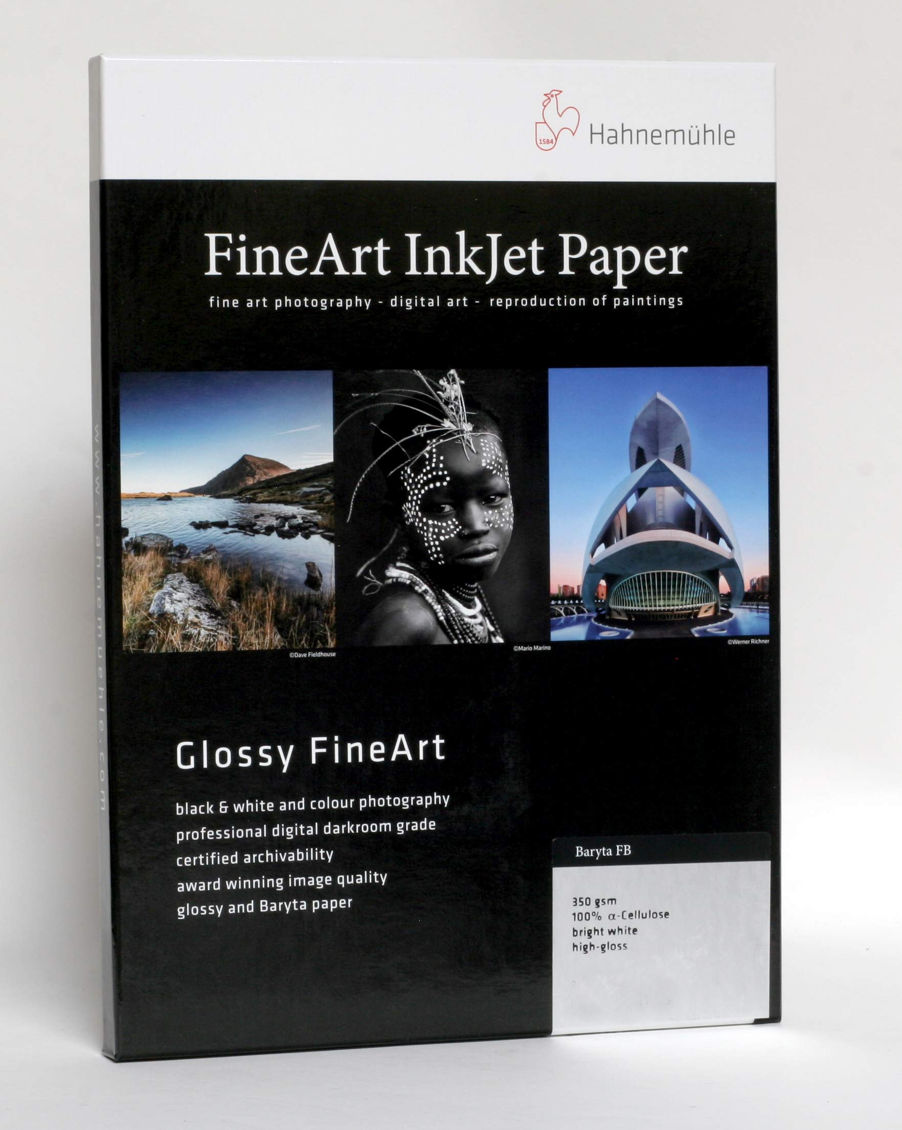 Hahnemühle Carta fotografica Digital FineArt Baryta, 350 g/m² 297 x 420 mm Bianco chiaro