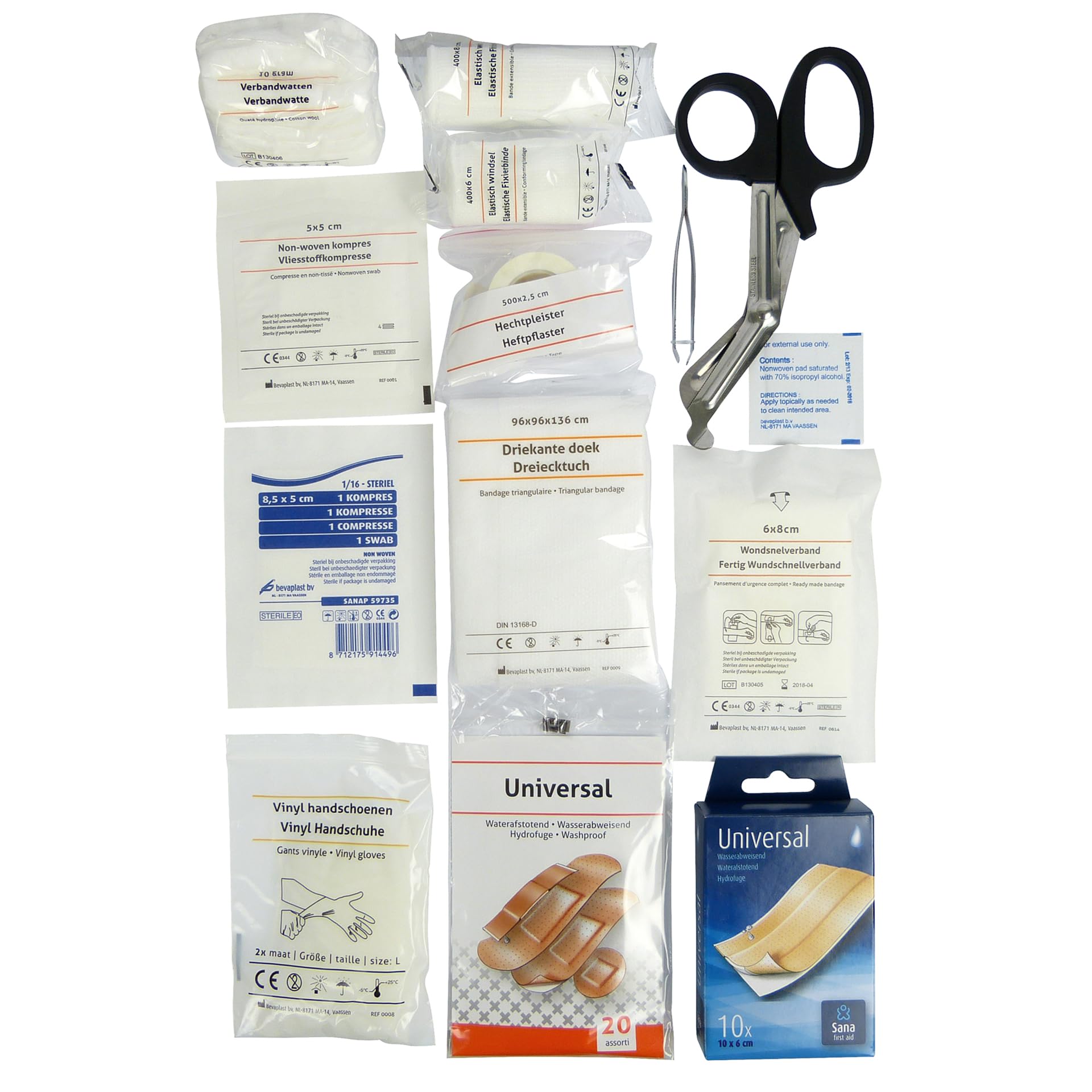 CARPOINT Botiquín Kit de Primeros Auxilios para Coche Camions Moto First Aid Kit 0117112