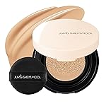 JUNG SAEM MOOL [ Mini ] Essential Skin Nuder Cushion Mini 22W Sand 0.17 Fl Oz, Natural Radiant Finish Cushion Foundation with Buildable Coverage, Lightweight Texture, Korean Foundation Makeup