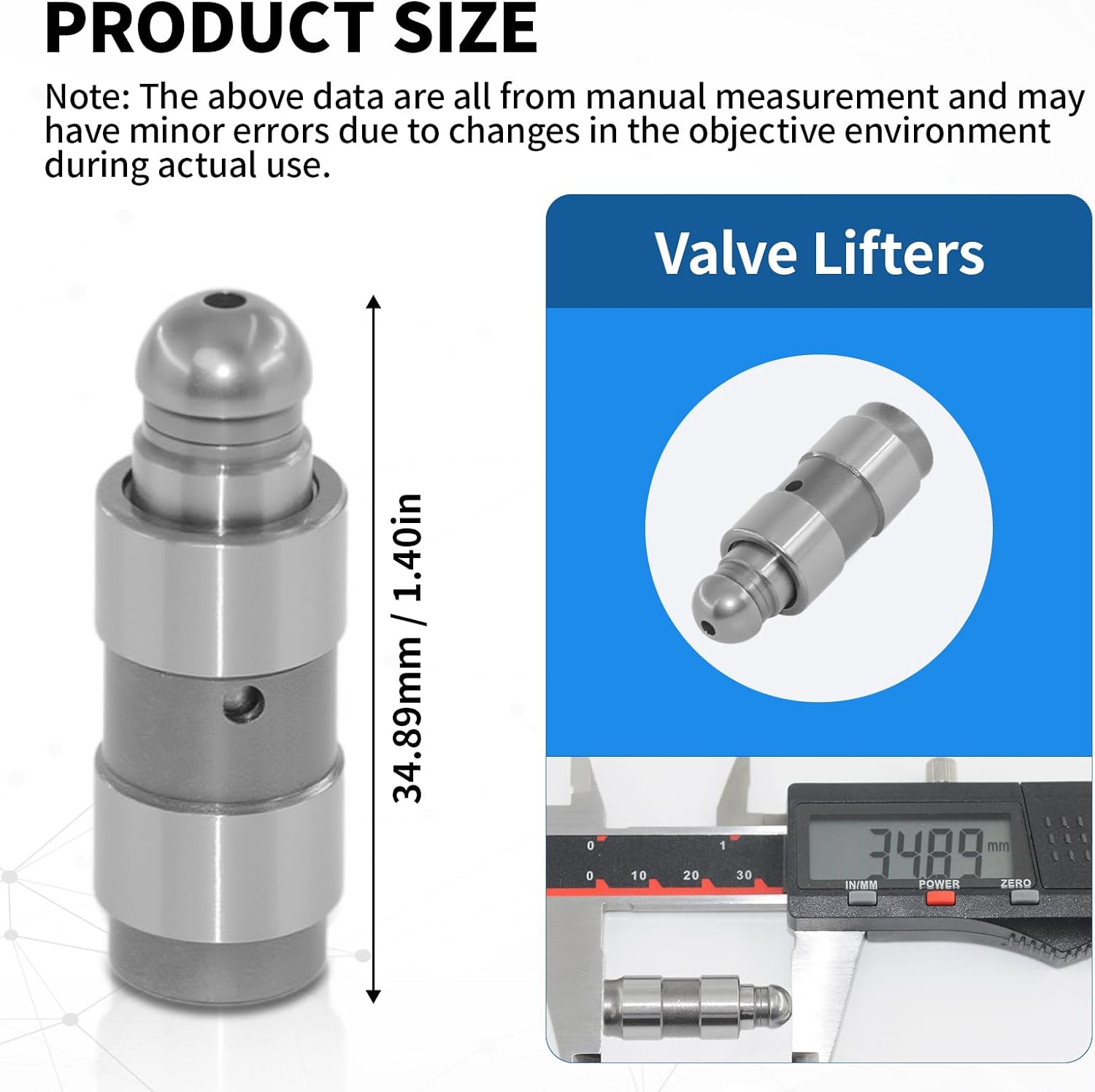16PCS LFK16343 1.4L L4 Hydraulic Valve Lifter For Chevy Cruze Sonic Trax Volt 2011-2020 for Buick Encore 2013-2020 for Cadillac ELR 2014-2016 Replaces LIF343