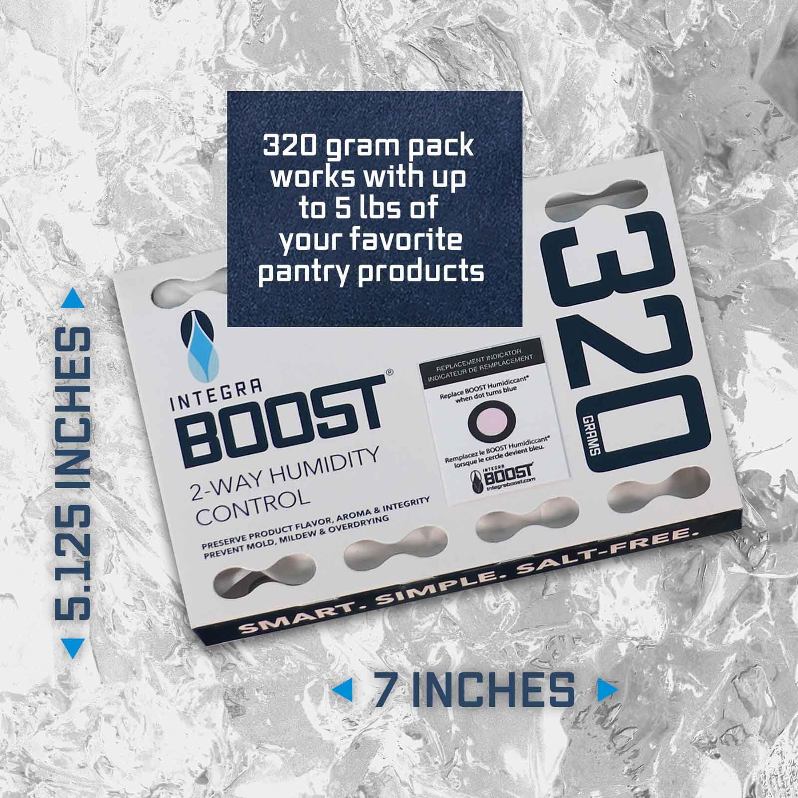 Integra Boost RH 2-Way Humidity Control, 62 Percent, 320 Gram (Pack of 1)