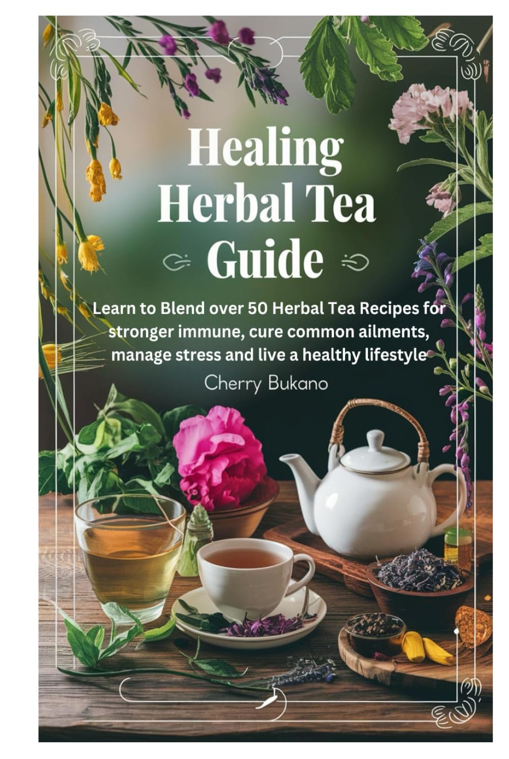 Healing herbal Tea Guide: Learn to Blend over 50 Herbal Tea Recipes for stronger immune, cure common ailments, manage stress and live a healthy lifestyle