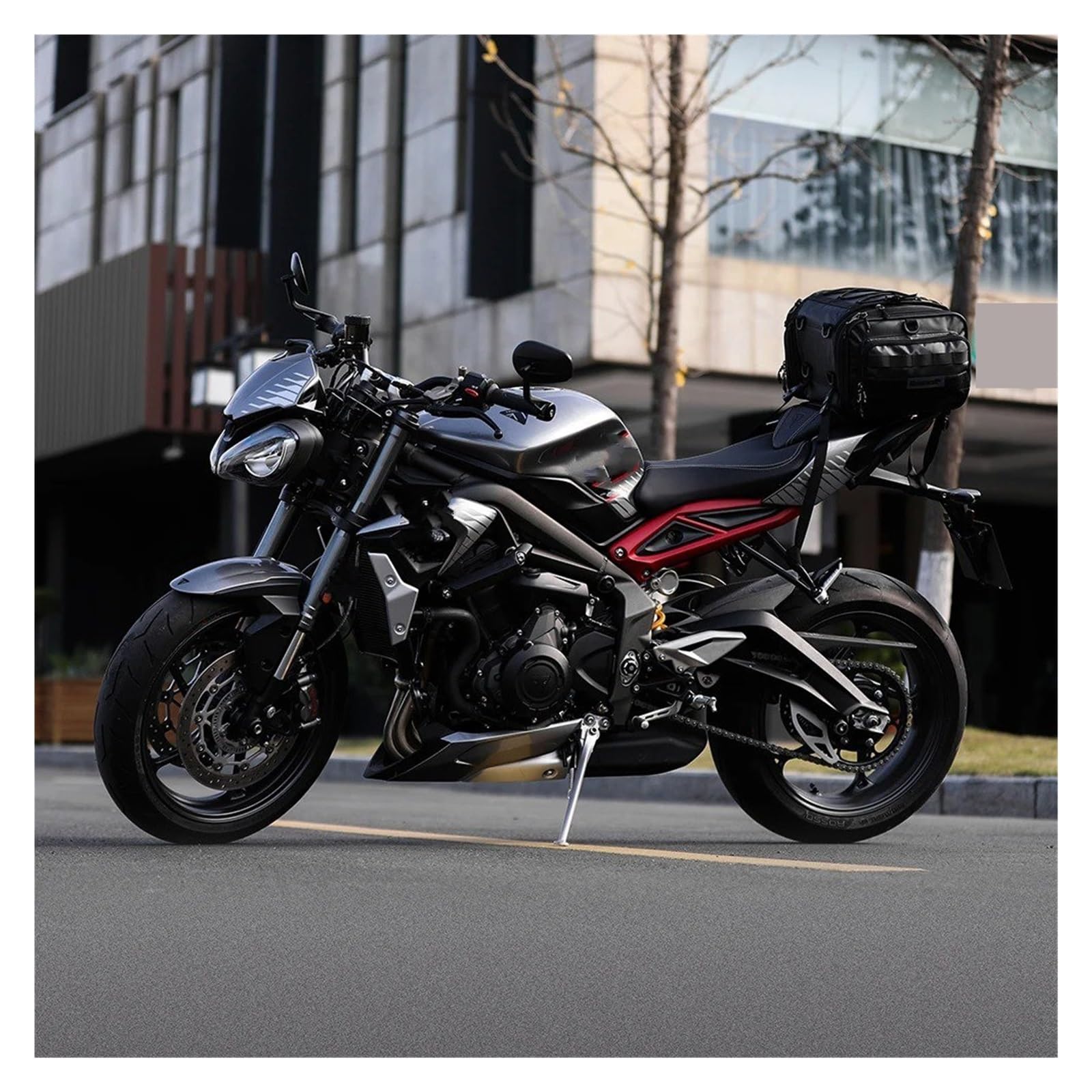 Top Case Motos Bolsa Asiento Trasero para Motocicleta Alforja Trasera Impermeable 19L-26L Protector Lluvia Equipaje Gran Capacidad Bolsa De Moto