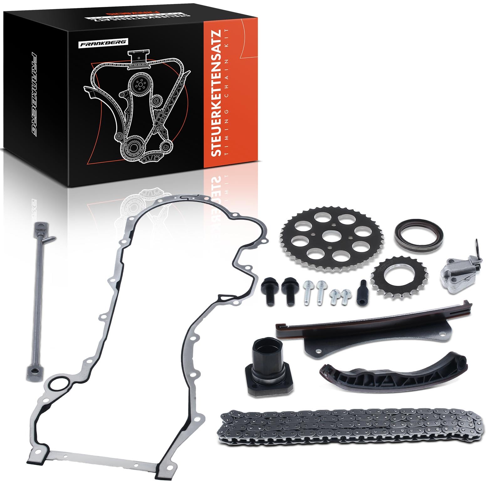 Frankberg Kit de Cadena distribución Diesel Compatible con Corsa D S07 1.3L Corsa C X01 1.3L Meriva X03 1.3L Tigra Twintop X04 1.3L Combo Tour 1.3L Replace# 5636959
