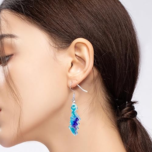 Miniatura 5 de EXCEART Moldes de joyería de resina, moldes de resina para pendientes, molde de dijes de joyería, colgante, arete de fundición, molde de silicona,