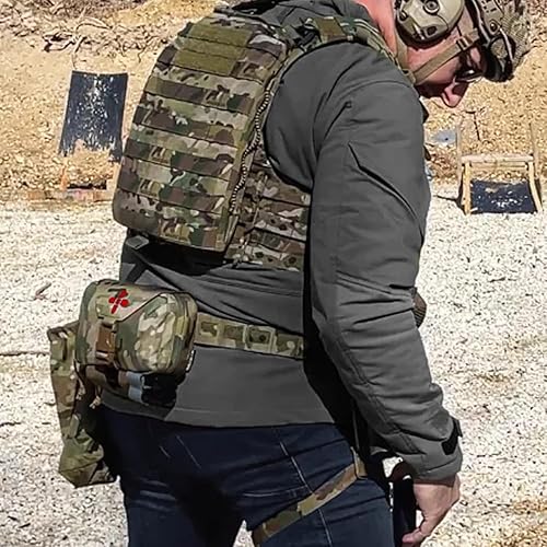 Miniatura 7 de Ifak Pouch-Rapid Deployment Tactical MOLLE Trauma Kit Bolsas de despliegue rápido, organizador de primeros auxilios médicos de liberación rápida con