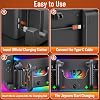 Switch 2 Controller Charging Station Compatible with Switch 2 Joy-Con Joycon Charging Dock with 6 RGB Light Modes Supports Charging 6 Joycons and LED Display