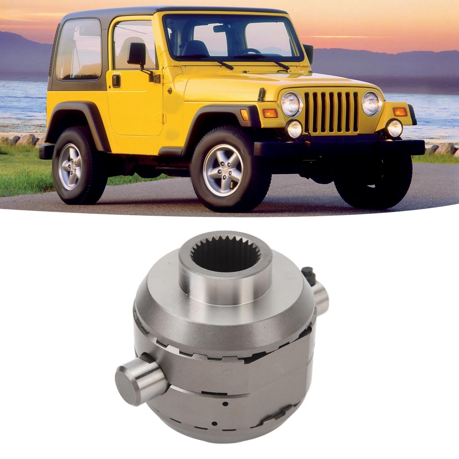 Drfeify Blokada Mechanizmu Różnicowego Zestaw Stalowej Blokady Mechanizmu Różnicowego SL D44 30 30 Spline dla 44 Osi Bezpośrednia Wymiana Równy Moment Obrotowy dla Pojazdów Terenowych i SUV-ów