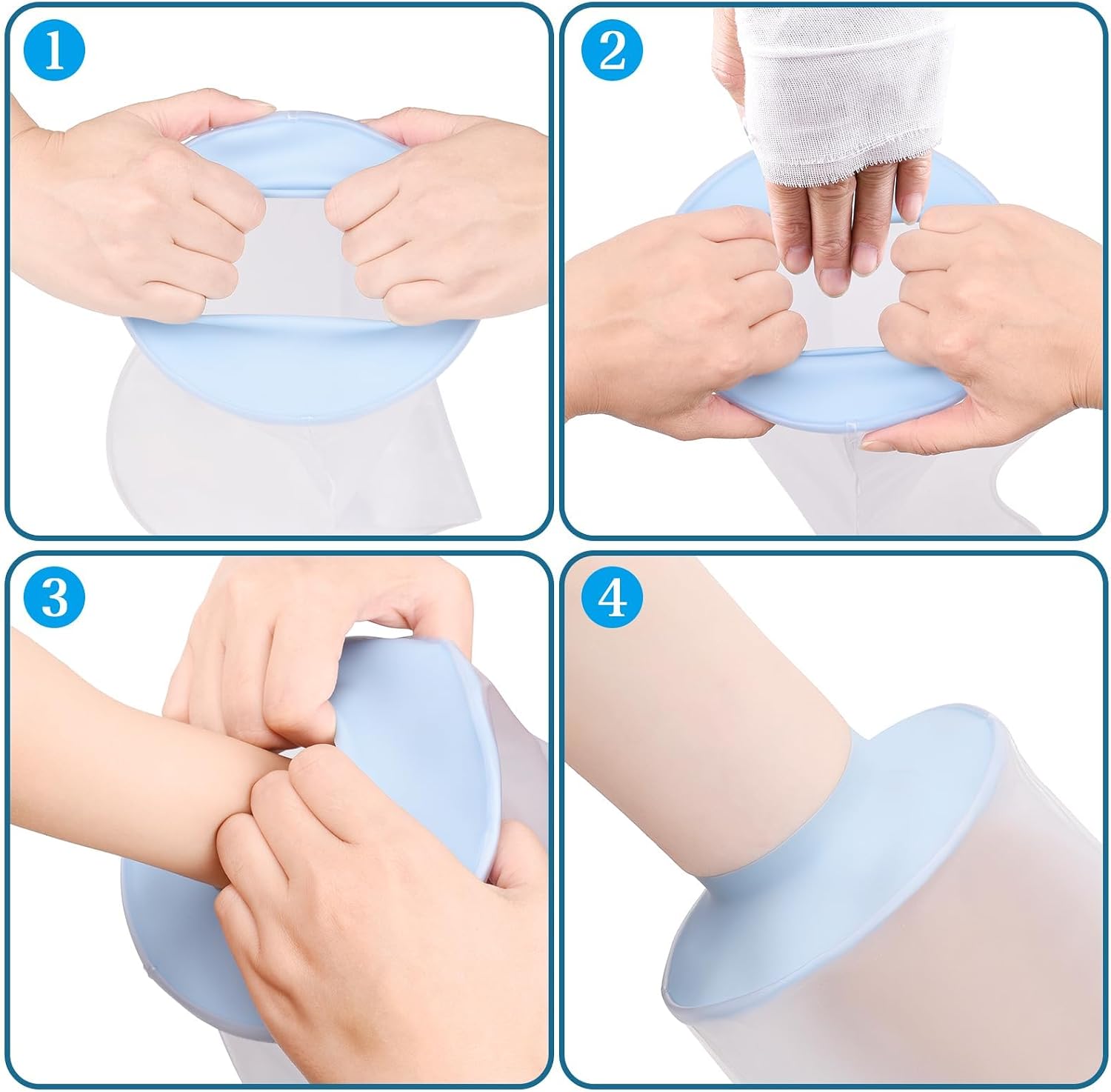 Waterproof Kids Cast Cover for Shower Cast Covers for Shower Arm Cast Protector for Shower Kids Reusable Shower Sleeve for Arm Cast Bag for Broken Hands Keep Bandage Dry