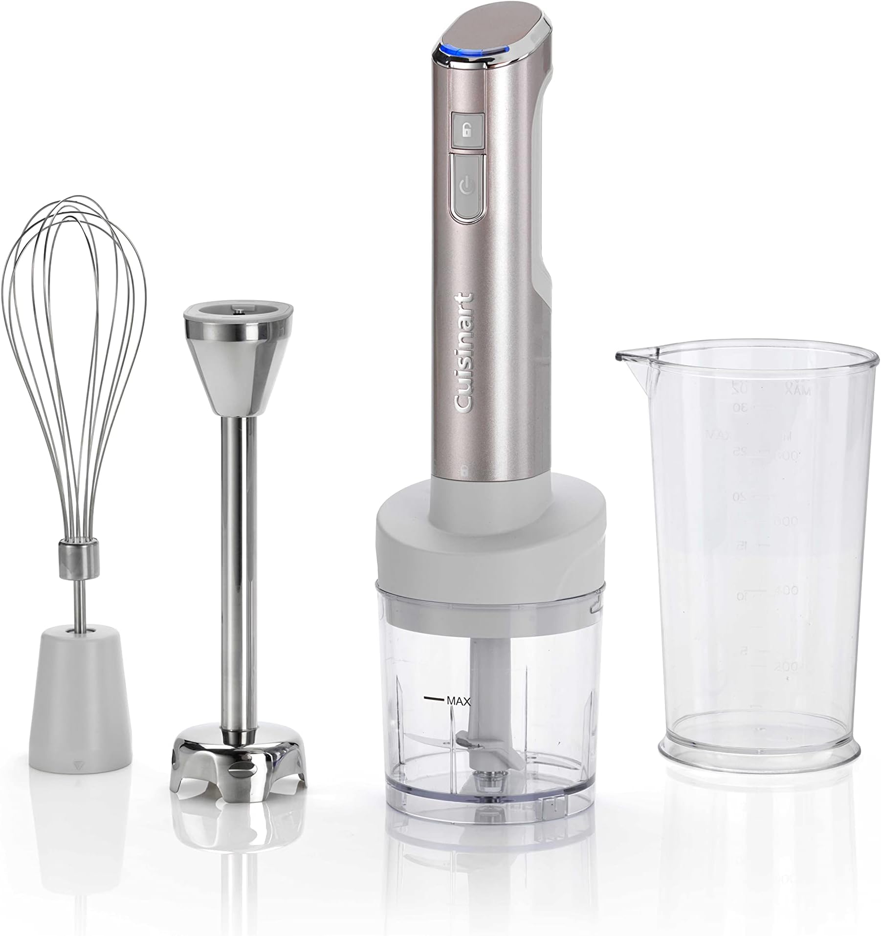 Evolutionx Cordless Pro Hand Blender and Mini Chopper, Silver RHB100U