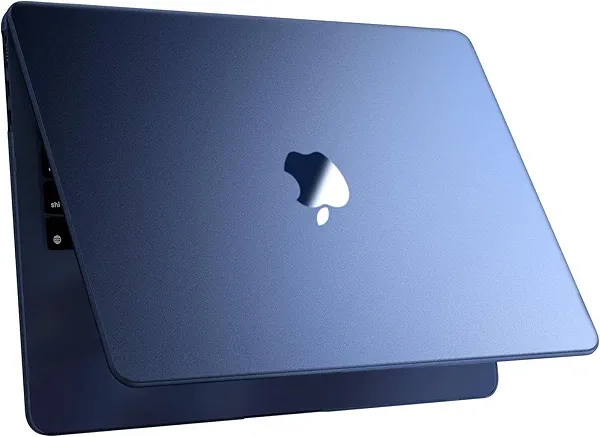 Macaset [Official Midnight] for MacBook Air 15 inch Case M4 M3 M2 2025 2024 2023 [100% Color Match] [Ultra Thin Armor] Protective Hard Shell Cover for Laptop A3241 A3114 A2941 - Midnight Clear