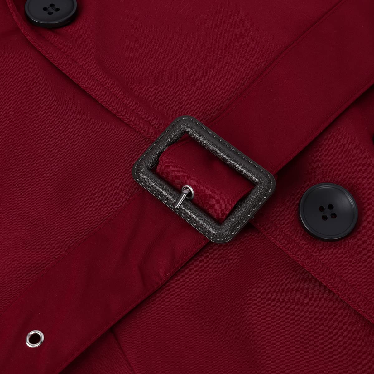 Męski trencz długi dwurzędowy slim fit płaszcz wojskowy trencz z paskiem
