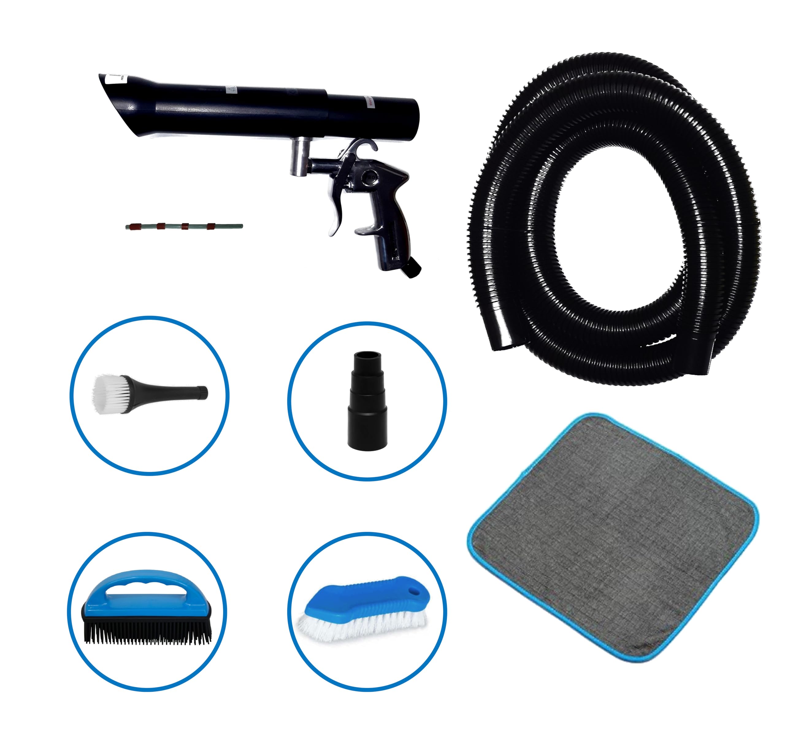 Pistola HCL-30 de aire y comprimido 2 en 1: aspiración y soplado, tecnología de rotación