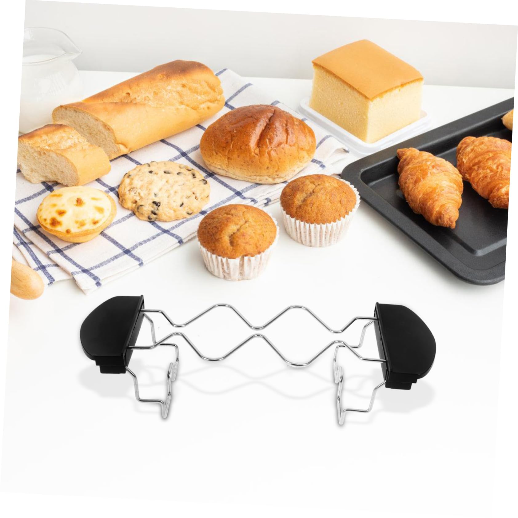 Toasterrost aus Edelstahl mit Grillfunktion Wiederverwendbar und Leicht als Warmhalterost für Toaster Zubehör in Küche