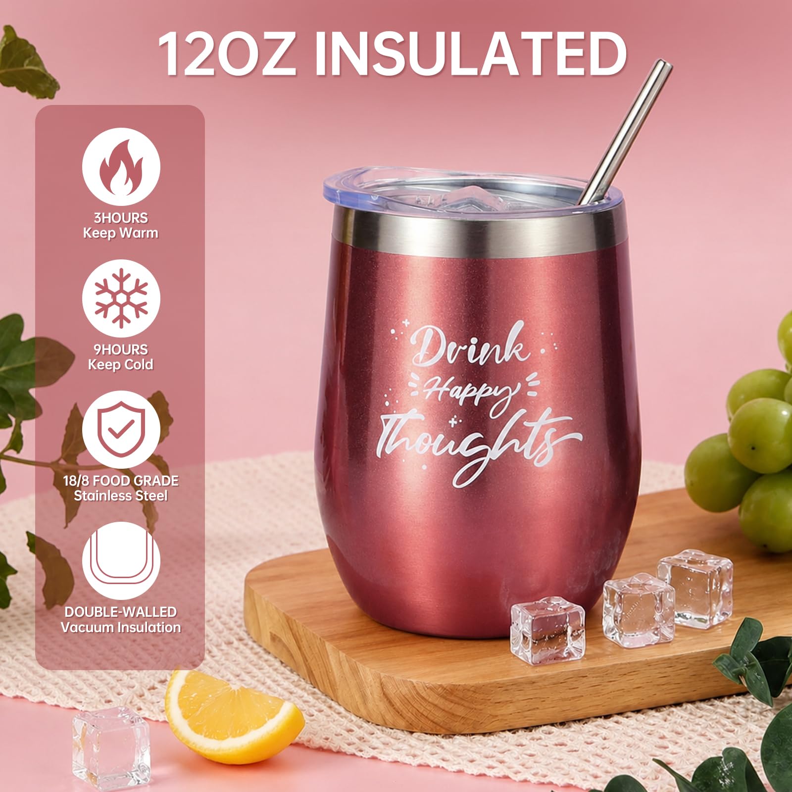 Cesto regalo per donne, regalo di compleanno Get Well Spa per la cura di sé per mamma, moglie, lei, coperta rilassante in flanella con calzini a candela rosa (rosa)