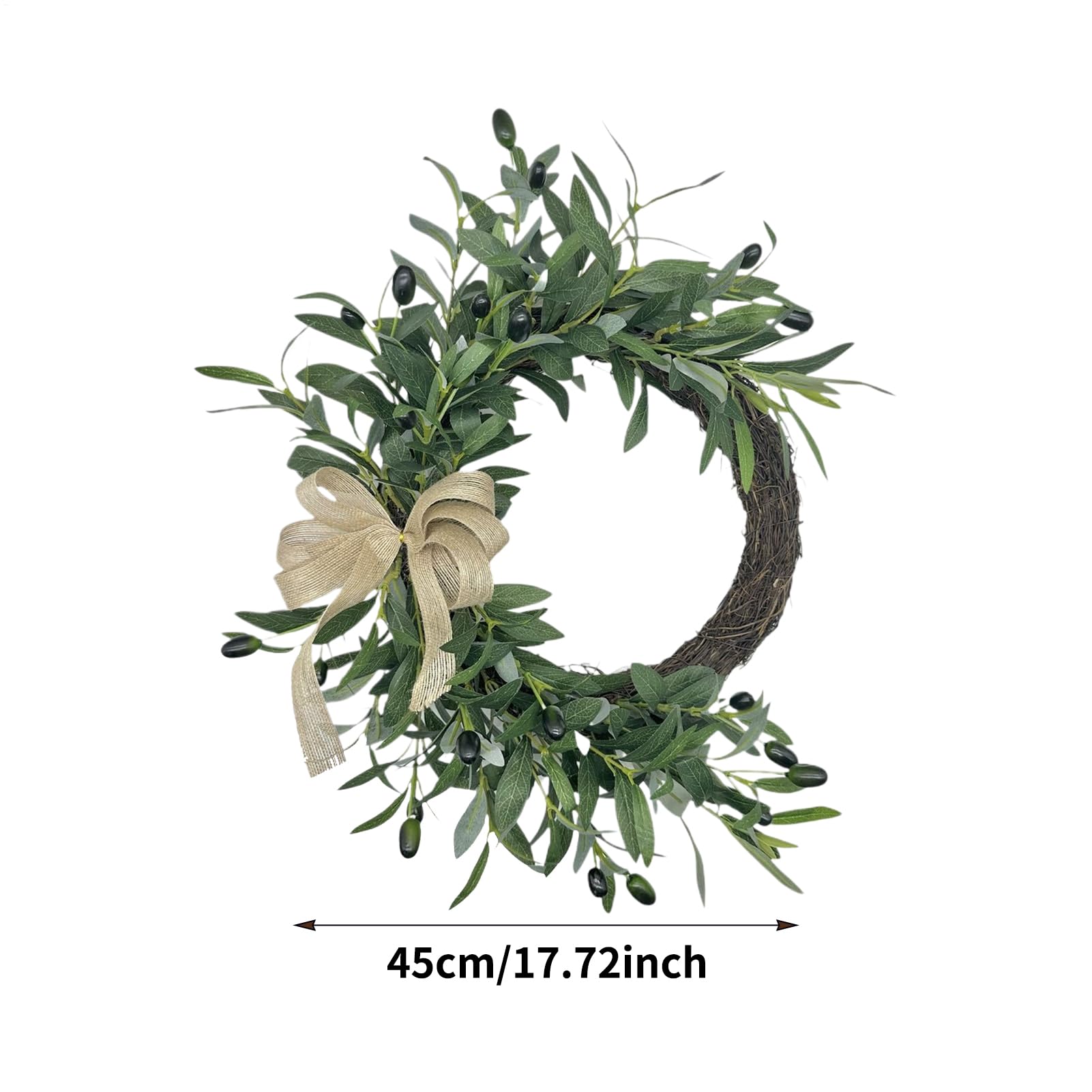 Ghirlanda Di Primavera Per Porta - Decorazione Rustica per la Casa con e Resistente ai Raggi UV,Corone Primaverili per la Porta d'Ingresso | Realistico Per Interni Esterni Giardino Tutte Le