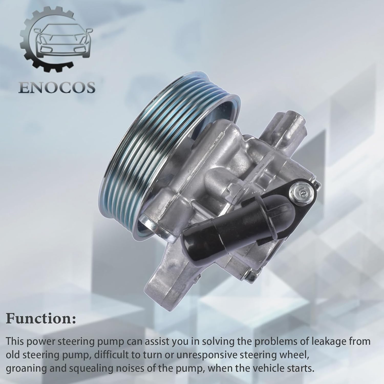 21-5495 Power Steering Pump with Pulley Compatible with 2008 2009 2010 2011 2012 H'onda Accord 2.4L Replace 56100R40A03 Power Steering Assist Pump