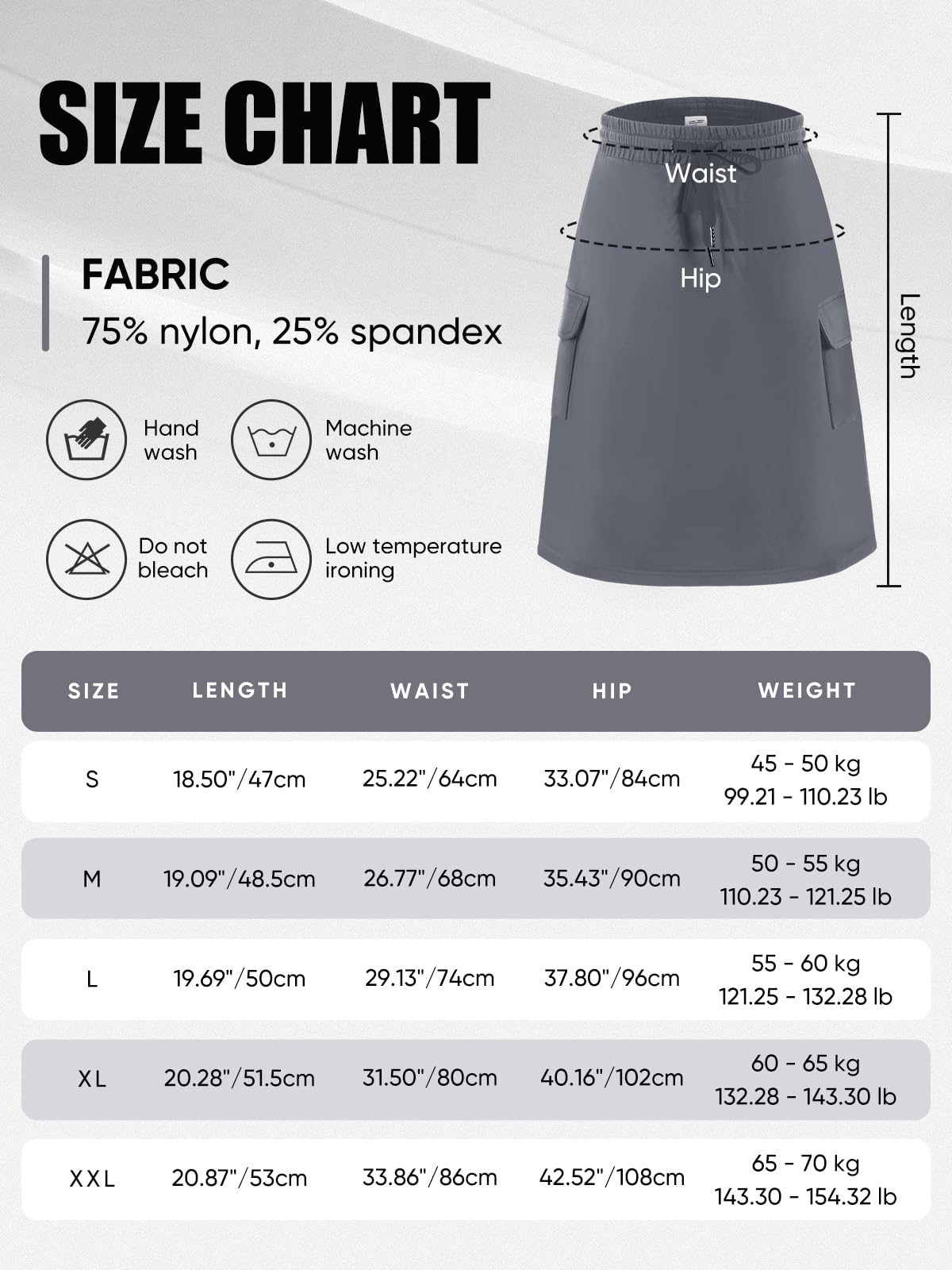 Bezioner Falda Pantalon Mujer hasta la Rodilla Golf Skort Deportiva con Bolsillos