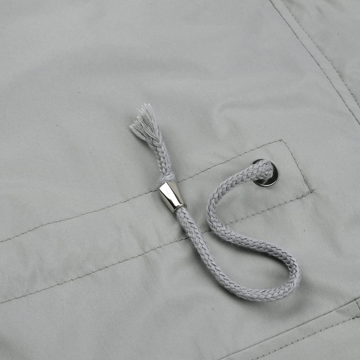 YUNCLOS - Abrigo impermeable para mujer, elegante, cortavientos con capucha, largo y delgado, color sólido
