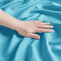 Vista 4 de Nestl - Juego de 2 fundas de almohada de microfibra azul playa tamaño Queen, 20 x 30 pulgadas