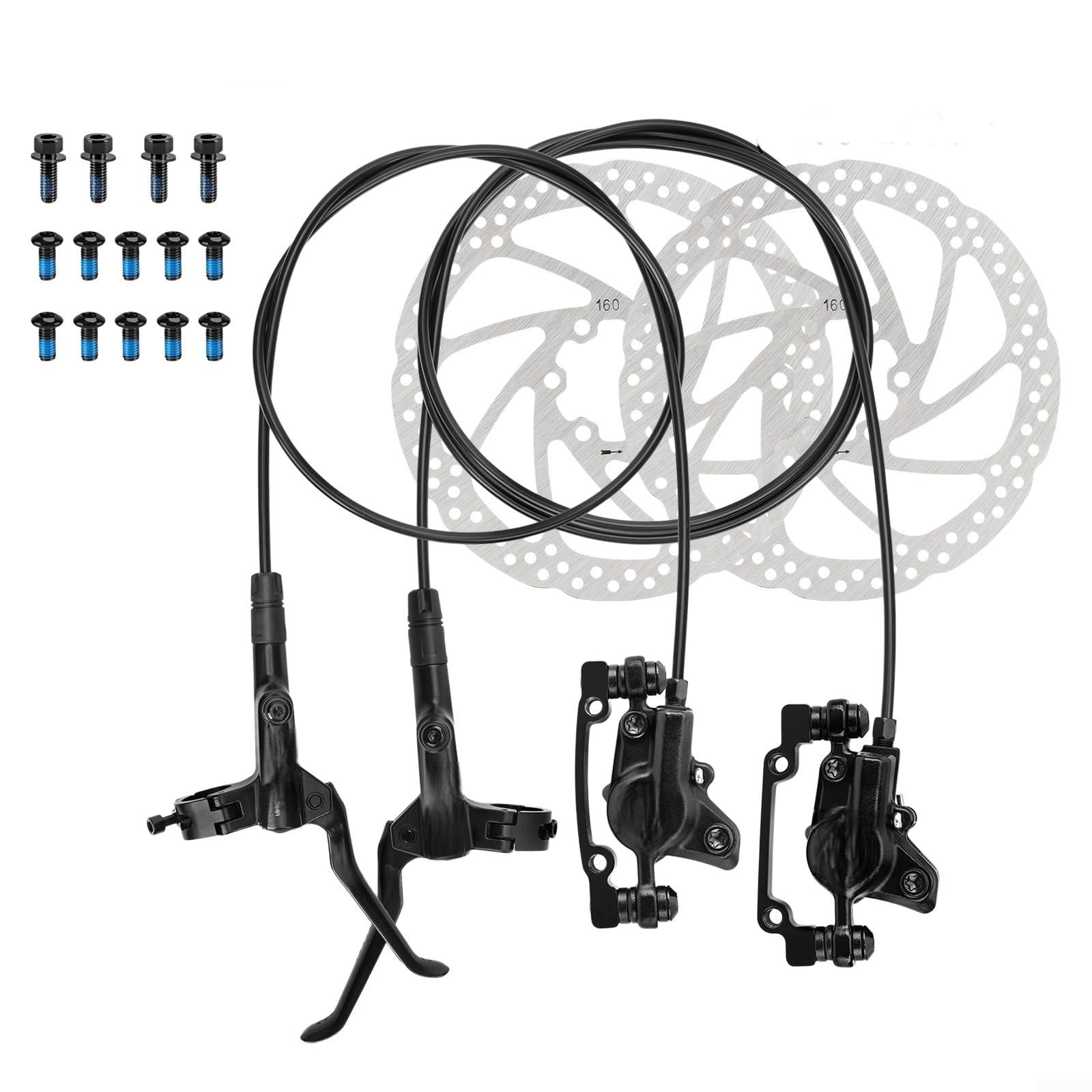 Set freno a disco idraulico per bici pieghevole