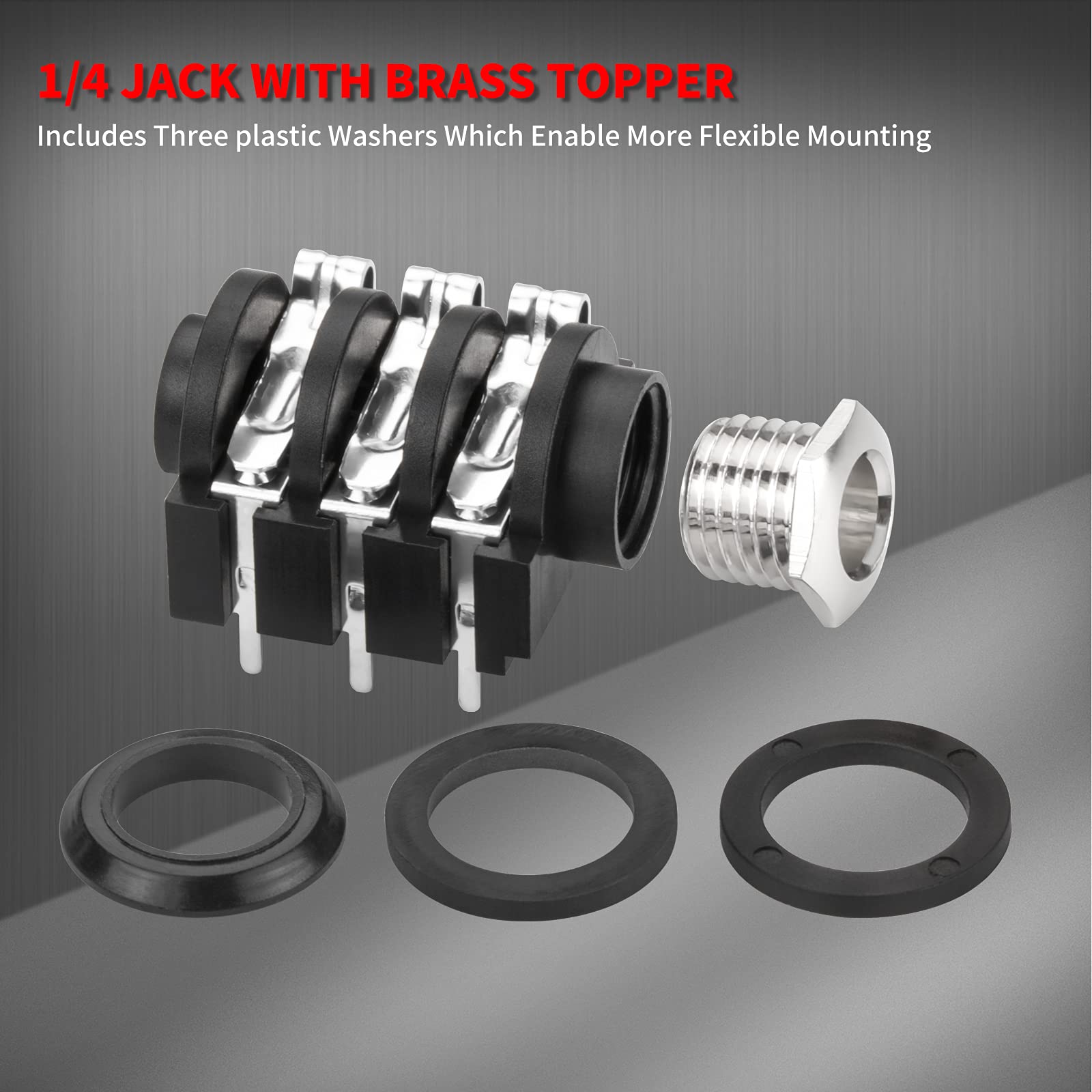 guitar pedal input output DAIERTEK 1/4 Jack Female 6.35mm Stereo 1/4 inch Jack Socket PCB Mount 6 Pin Input -18pcs : Electronics Klickfix Roomy Lenkertasche Leo 1-Gang Rahmengröße:M The Pure Tone jack