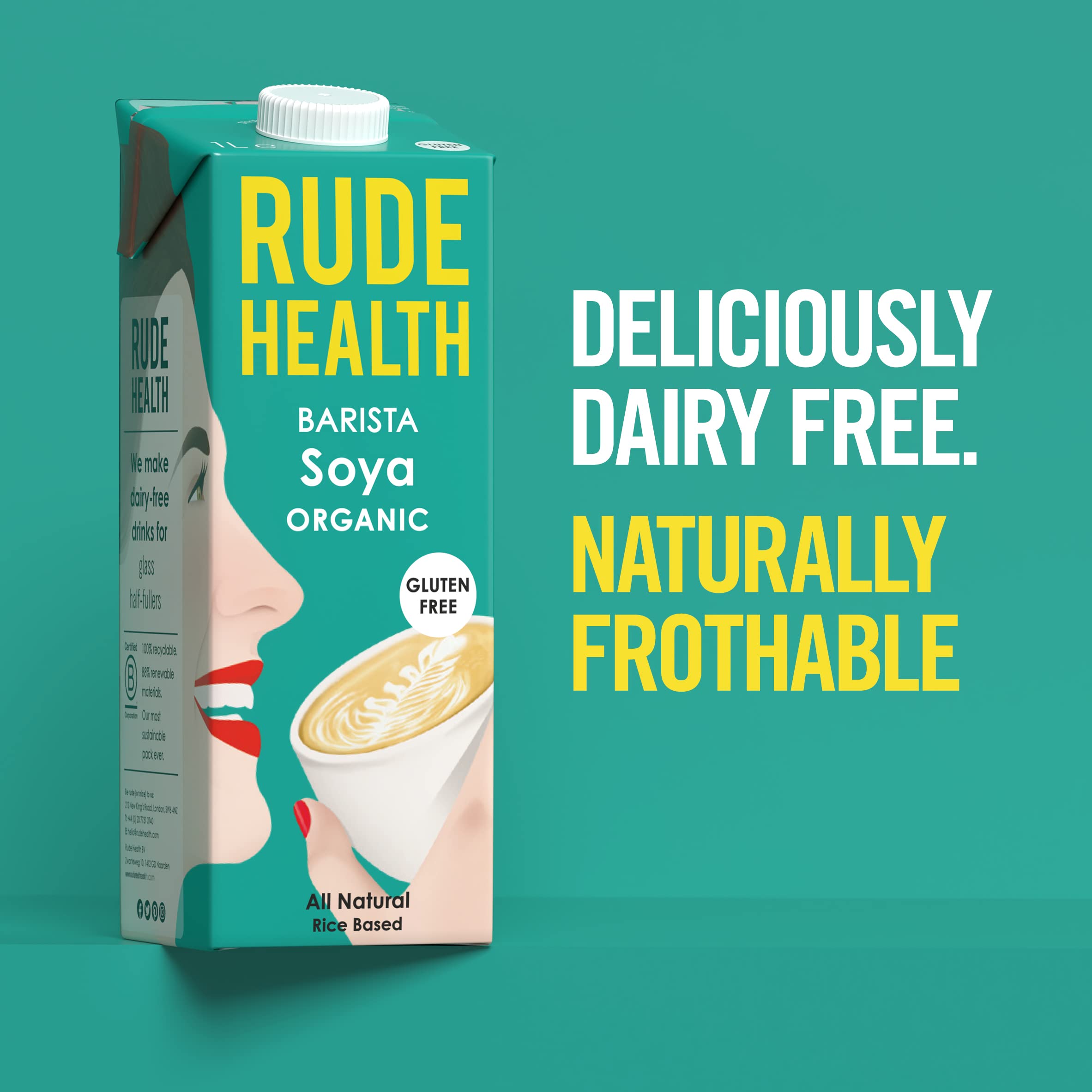 Amazon.co.jp: Rude Health ルードヘルス オーガニック バリスタ