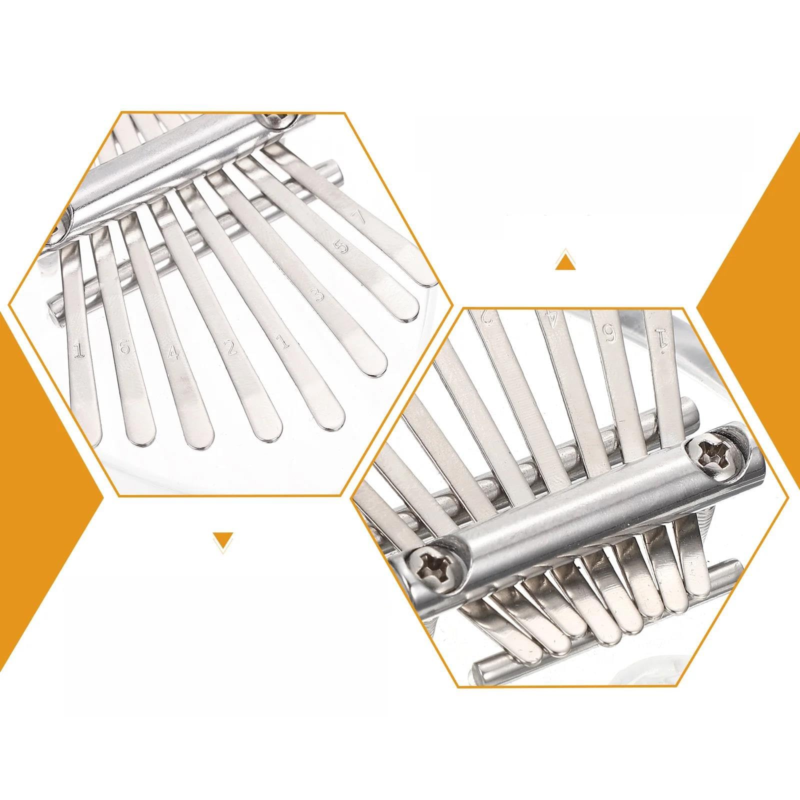Kalimba 8 nutowy Kalimba Mini Przenośny Akrylowy Instrument Muzyczny Dla Początkujących Dorosłych
