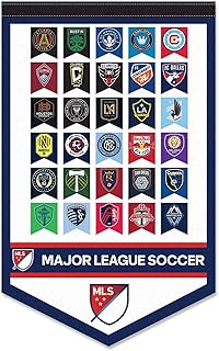 MLS Soccer League All Teams Pennant Banner