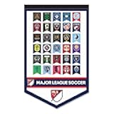 MLS Soccer League All Teams Pennant Banner