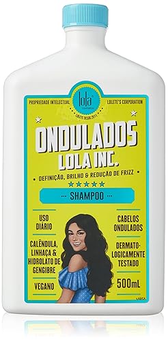 Lola From Rio - Ondulados - Shampoo for Wavy Hair, Adds Definition, Shine, and Frizz Control 17.6 Fl Oz