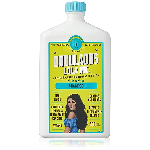 Ondulados Inc Shampoo 500ml, Lola Cosmetics