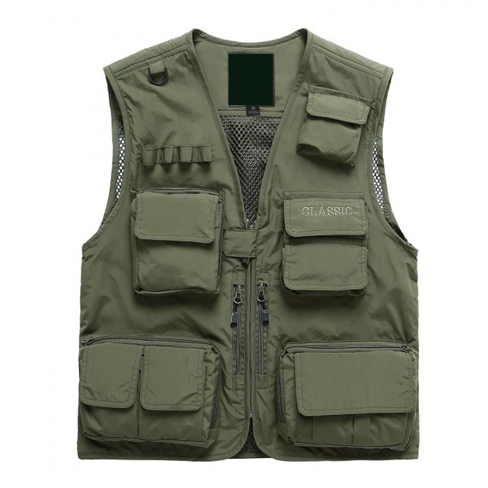 Gilet da pesca Gilet Multitasche Leggero E Traspirante Da Uomo 7XL