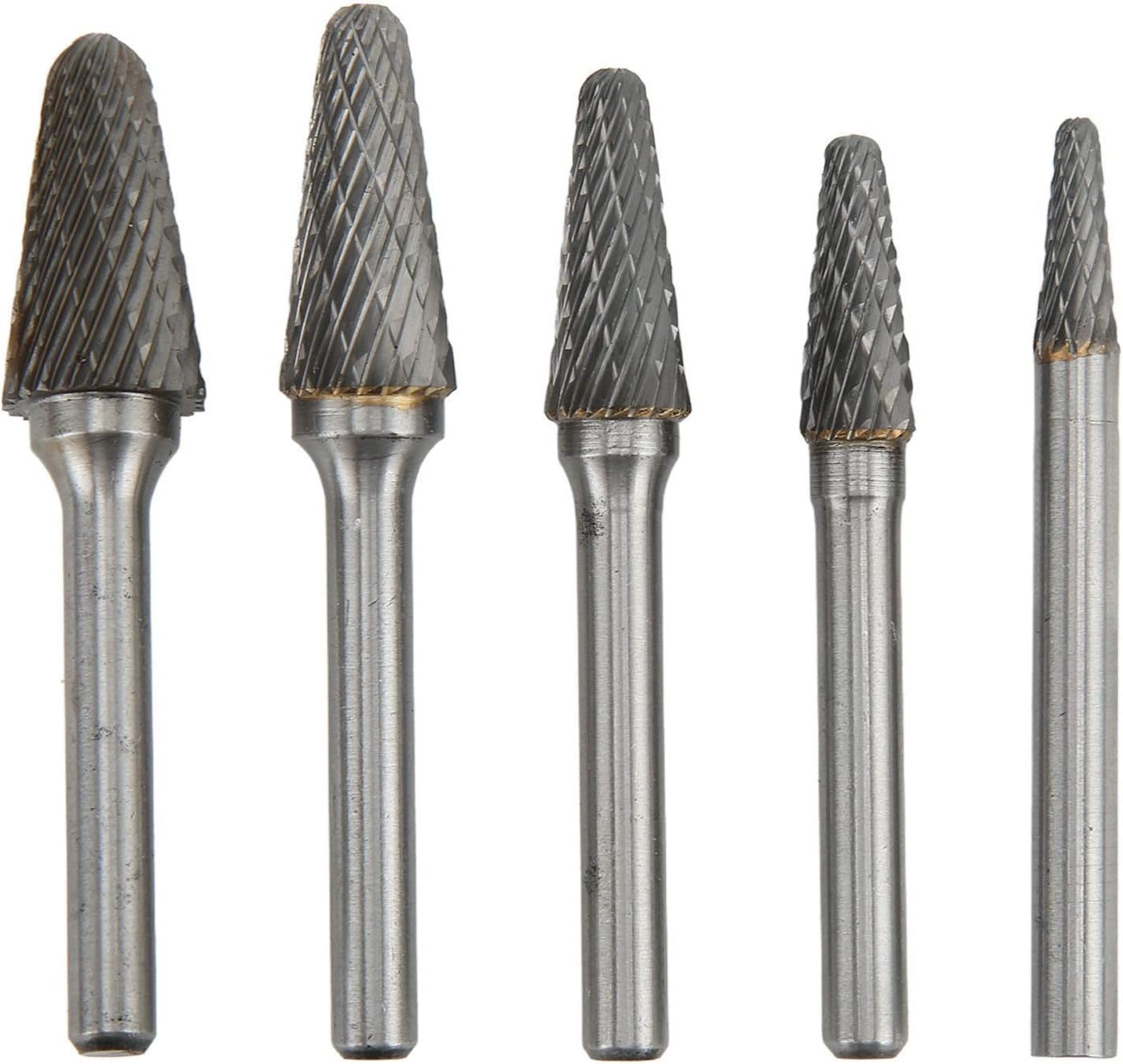 Carbide Rotary Burr Set, Carbide Carbide Rotary Burr Set L Type 5pcs