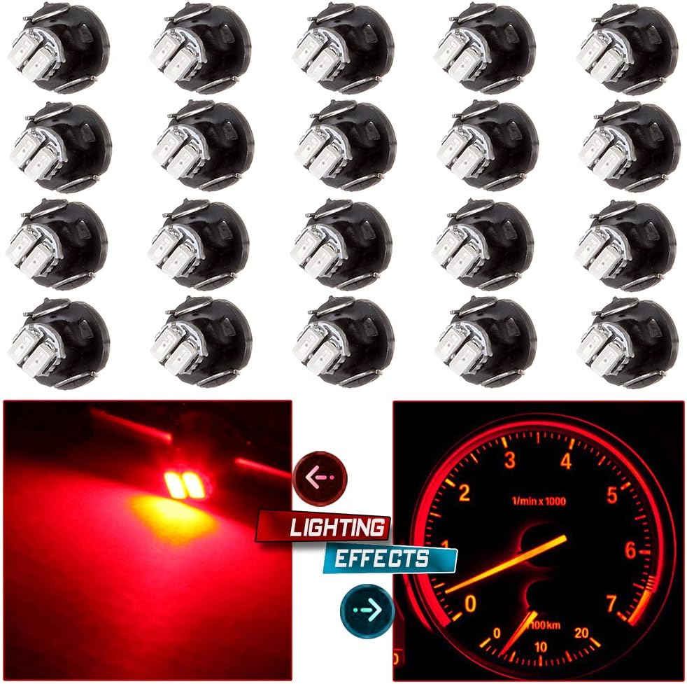 Amazon Com Cciyu Pack T3 2 3014 Smd Neo Wedge A C Climate Control Led Light Bulbs Sda A01 Red Automotive Amazon Com Cciyu Pack T3 2 3014 Smd Neo Wedge A C Climate Control Led Light Bulbs Sda A01 Red Automotive