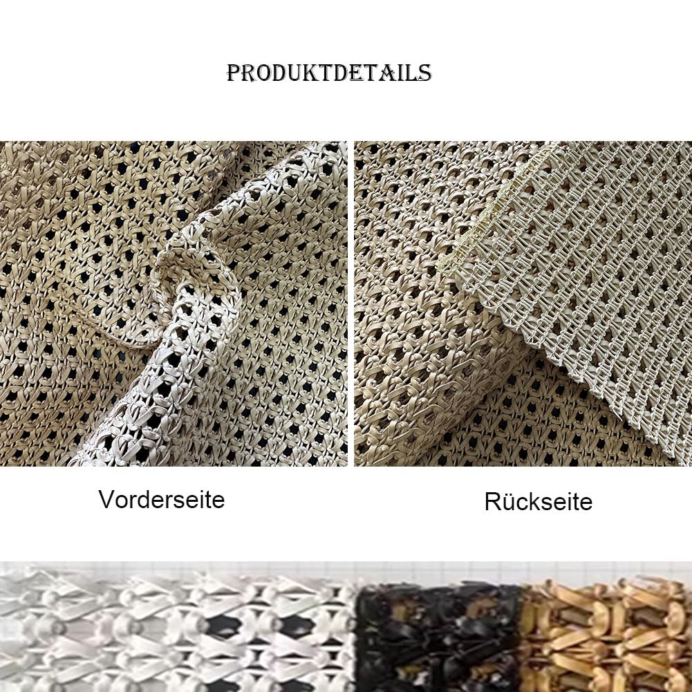 Tela de piel sintética, 60 cm x 2 yardas, cinta de malla tejida, piel perforada, tejido de piel sintética, tela de tapicería de poliuretano, tela para manualidades, manualidades, bolsos de cuero