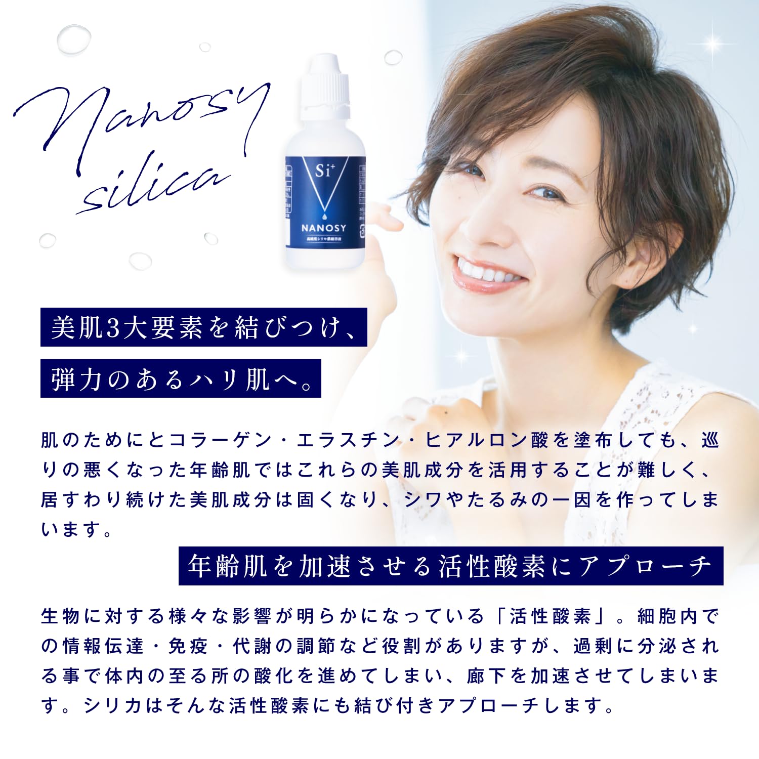 NANOSY Si+ 高純度シリカ 50ml 日本製