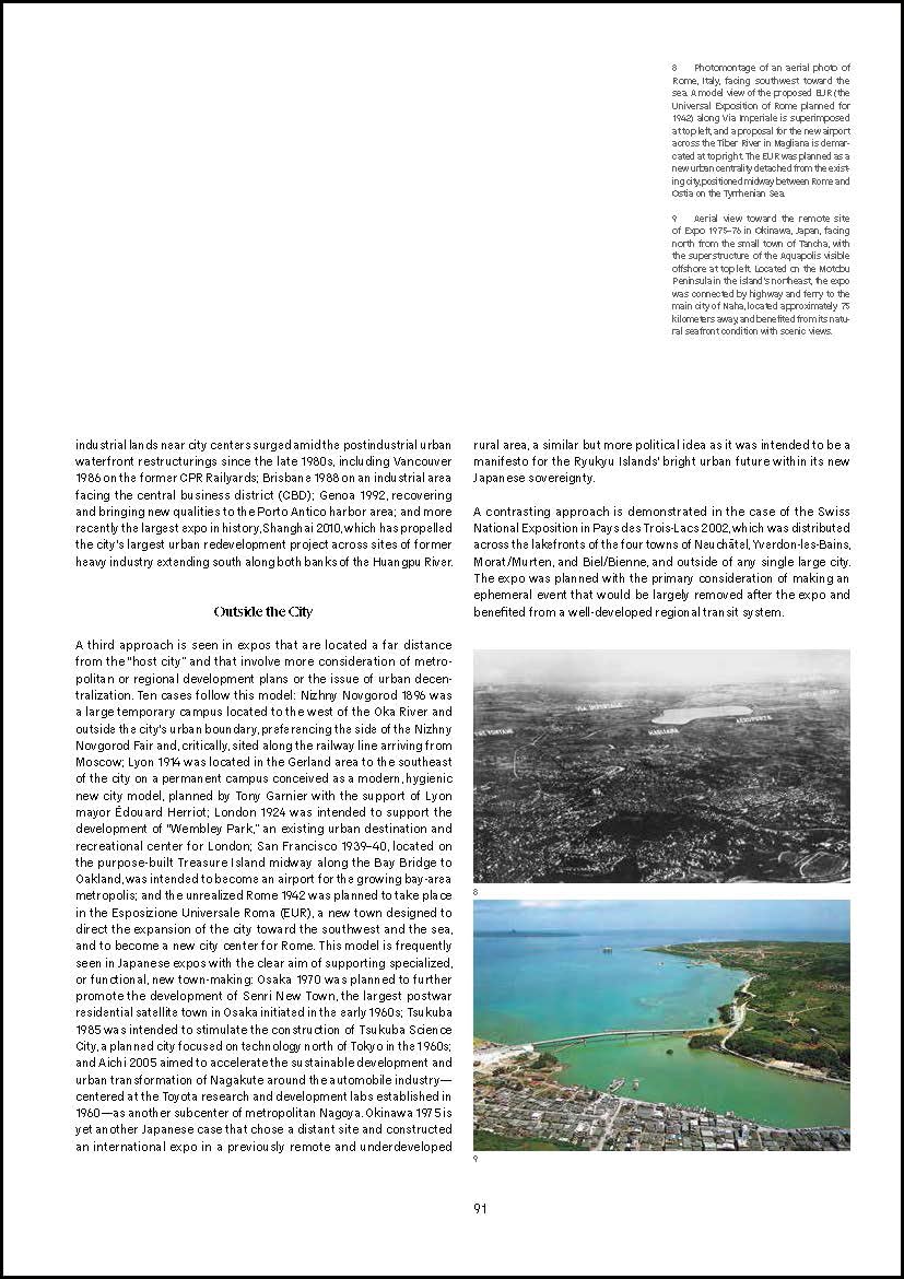 Expos As Great Urban Projects: Present and Future
