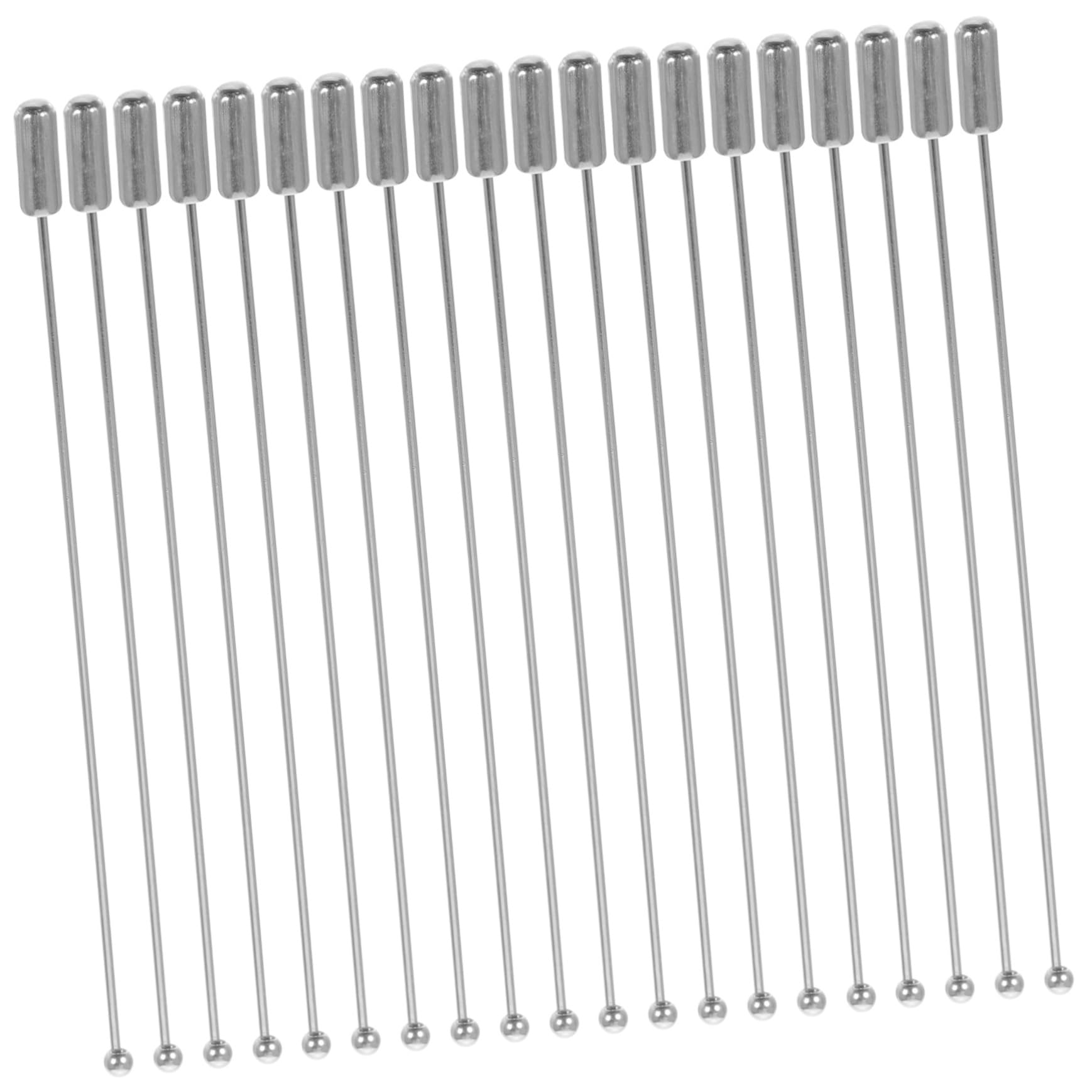 MUELODSIC 90mm Metal Stick Pins Simple Brooch Stick Clutches for Jewelry Making Corsage Pins Round Ball Head for Boutonniere