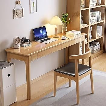 【美品】天然木 北欧スタイル オーク材 学習机 パソコンデスク 引き出し付き 楽天市場】パソコンデスク 引き出し付 収納 学習デスク 幅70cm