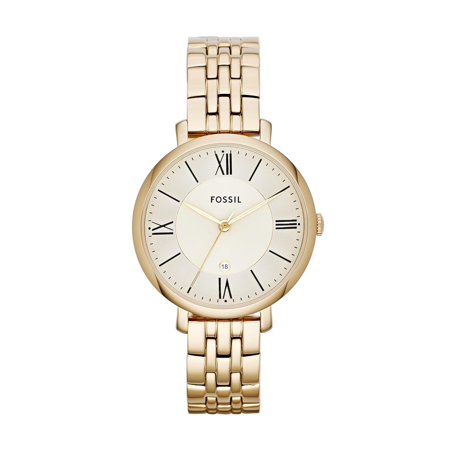 Fossil Womens Jacqueline Quartz Stainless Steel Three-Hand Watch