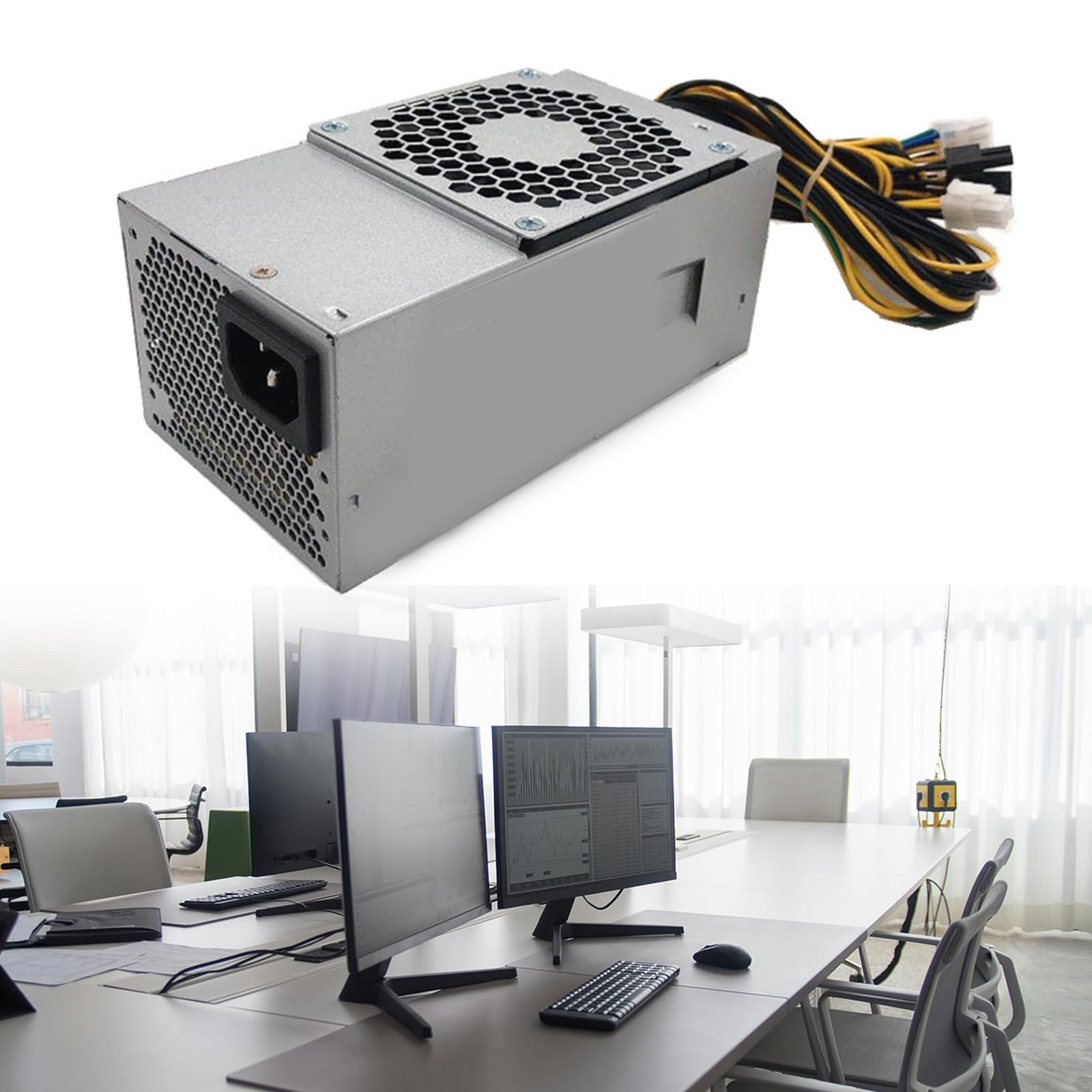 Alimentatore di computer ad alta efficienza energetica 500W funzionamento silenzioso per FSP50020TGBAB GWT300SPWCTF GWTFX200AHD HK30071PP Computer Power