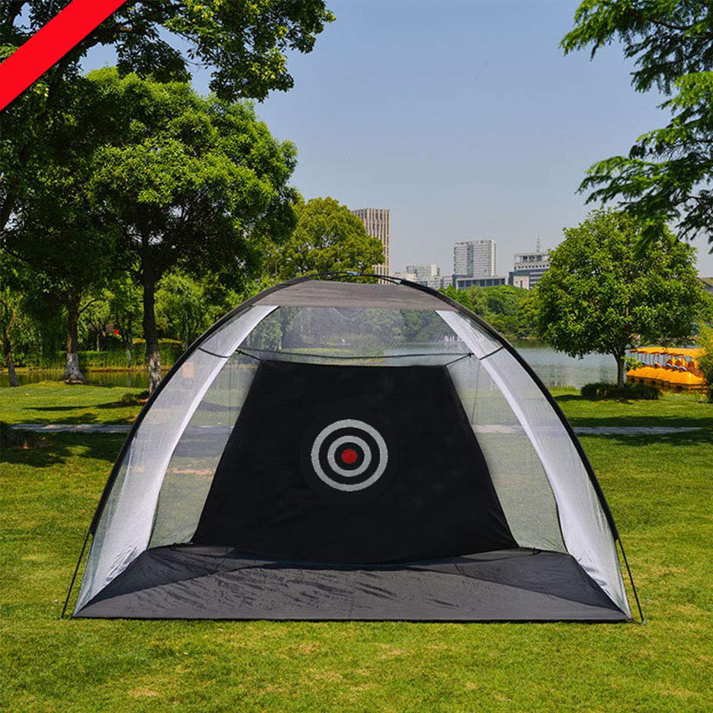 Filet de golf portable et simulateur de practice pour entraînement de précision à la maison