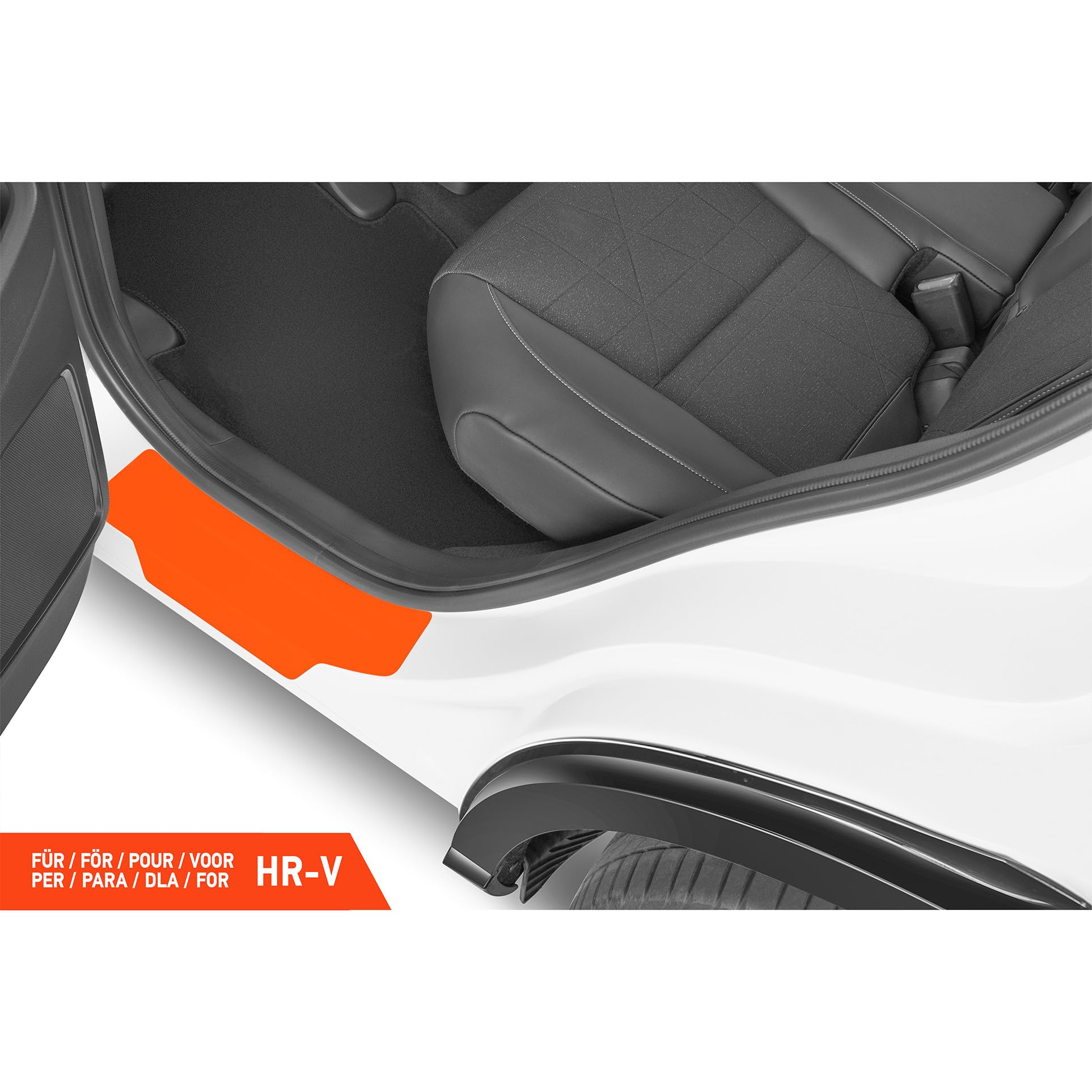 Luxshield folia ochronna progów kompatybilny z Honda HR-V 3 (III) RV I 2021-2026 - akcesoria, listwy ozdobne, folia ochronna na lakier - przezroczysty błyszczący