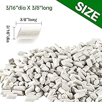 Vista 2 de Sukh Medios de relleno de cerámica de 15.87 oz – Medios de cerámica, pellets de cerámica para todo tipo de vasos, medios de cerámica para pulidor