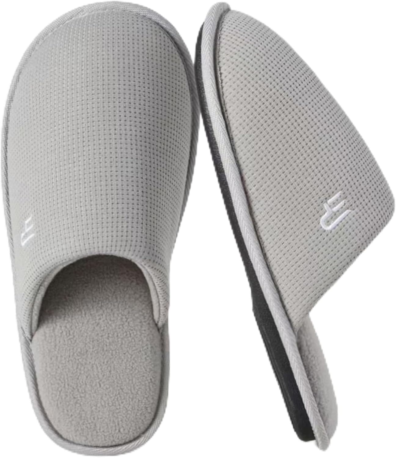 Mens Memory Foam Slippers Lightweight House Shoes for Indoor Outdoor Travel