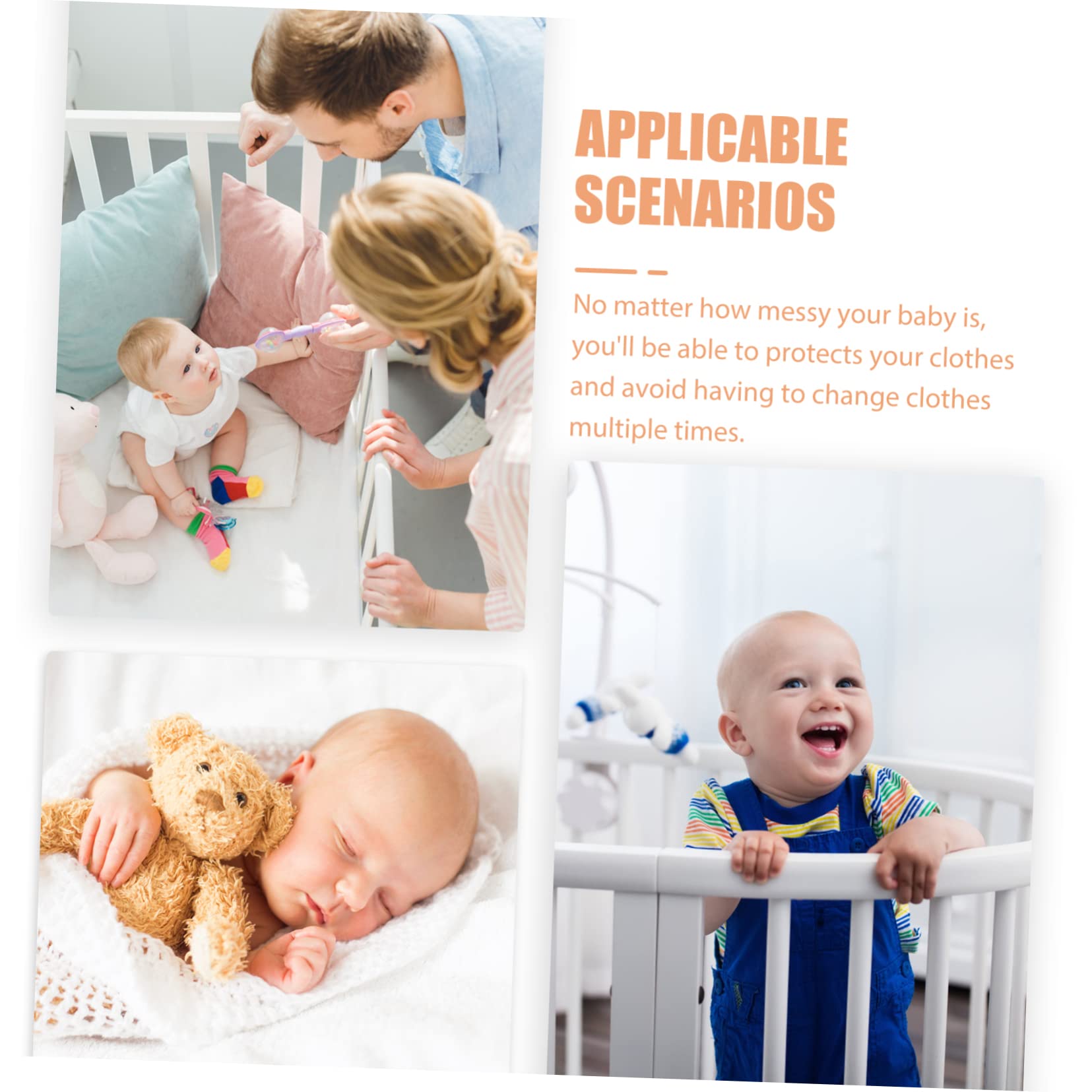 Abaodam 4 Stück Lätzchen für kinder kindergeschenke Spucktücher für Neugeborene saugfähig Kleinkindnahrung Baumwollwaschlappen Spucktücher für Jungen Speichel Spucktuch organisch