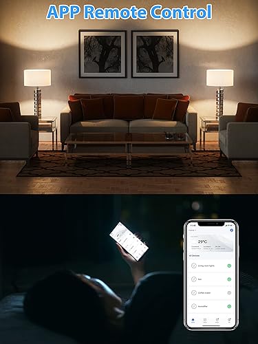 Miniatura 4 de EIGHTREE Enchufe inteligente, enchufes inteligentes Alexa que funcionan con Alexa y Google Home, compatible con SmartThings, toma inteligente con