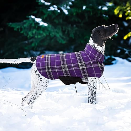 Miniatura 24 de Kuoser Waterproof Dog Coat, Reversible Dog Jacket for Large Dogs, Adjustable Durable Doggie Winter Coat for Groowing Puppies Warm Puppy Cold Weather